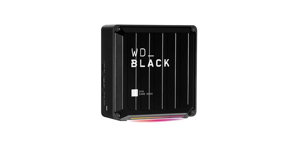 WD_BLACK D50 Game Dock WDBA3U0020BBK - Station d'accueil - Thunderbolt 3 - DP, Thunderbolt - HDD 2 To - 1GbE - EMEA