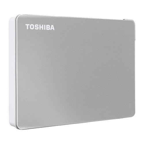 Toshiba Canvio Flex - Disque dur - 4 To - externe (portable) - 2.5" - USB 3.2 Gen 1 - argent