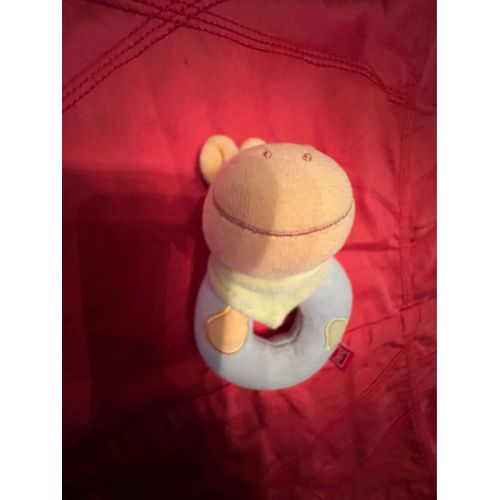 Doudou Anneaux Hochet Vache Tex