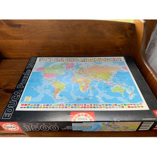 Puzzle 1500 Pièces "Carte Du Monde" Educa