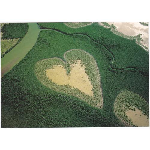 La Terre Vue Du Ciel : Coeur De Voh, Nouvelle Calédonie, France - Carte Postale Grand Format