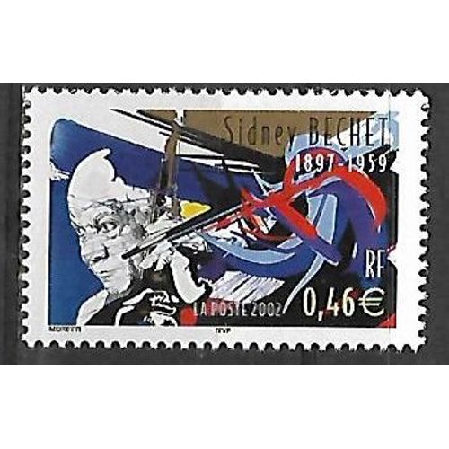 Timbre F-Rance 2002 Neuf** 3501 - Sidney Bechet