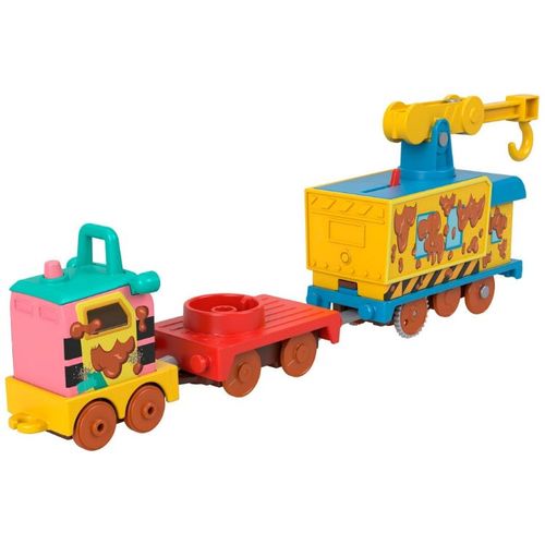 Thomas Tank Engine Muddy Fix 'em Up Friends Carly & Sandy Motorized Fisher Price