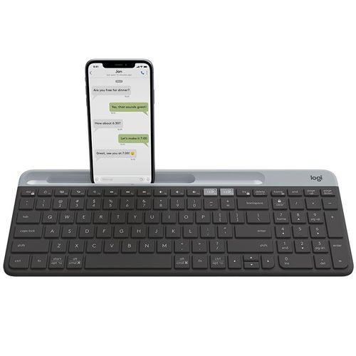 Logitech K580 Slim Multi-device Wireless Keyboard Graphite Nordic