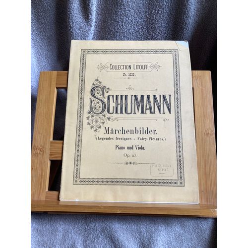 Robert Schumann Märchenbilder Opus 113 Partition Alto Piano Éditions Litolff
