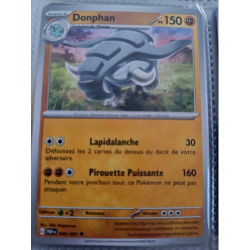 Peu Commune - Pokemon - Destinées De Paldea - Donphan 49/91