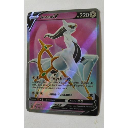 Carte Pokémon - Arceus V . Très Rare