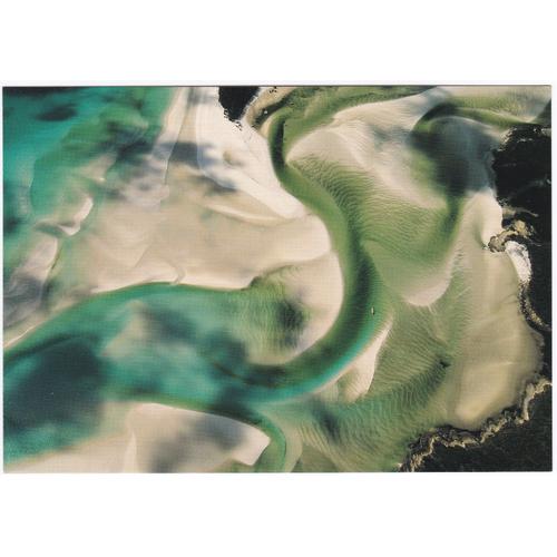 La Terre Vue Du Ciel : Banc De Sable Sur La Côte Des Îles Whitsunday, Queensland, Australie - Carte Postale Grand Format - Yann Arthus-Bertrand