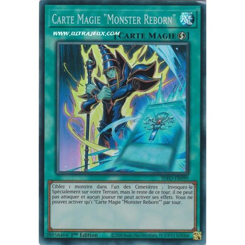 Yu Gi Oh Info Fr099 Carte Magie Monster Reborn Super Rare