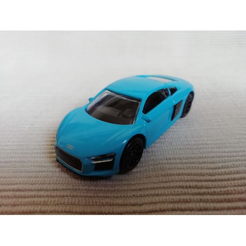 Voiture Audi R8 Bleu Turquoise 1/64-Majorette