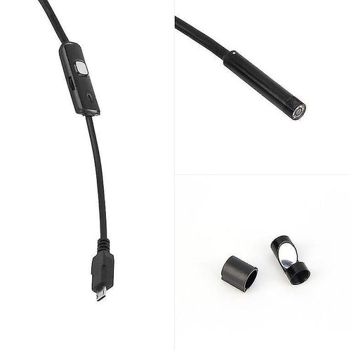 Caméra endoscopique 7mm pour téléphone Android, Endoscope étanche 2.0m