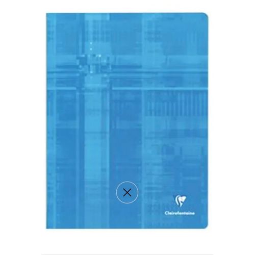 Clairefontaine - Cahier 24 X 32 Cm - 96 Pages - Petits Carreaux (5x5 Mm) -Bleu 