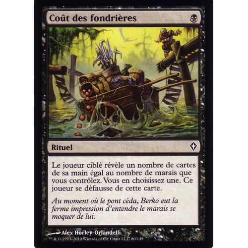 Coût Des Fondrières - Mtg - Worldwake - C - 60/145