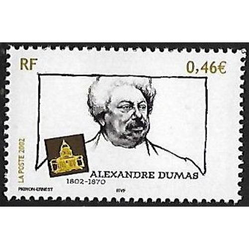 Timbre France 2002 Neuf** 3536 - Bicentenaire De La Naissance D' Alexandre Dumas