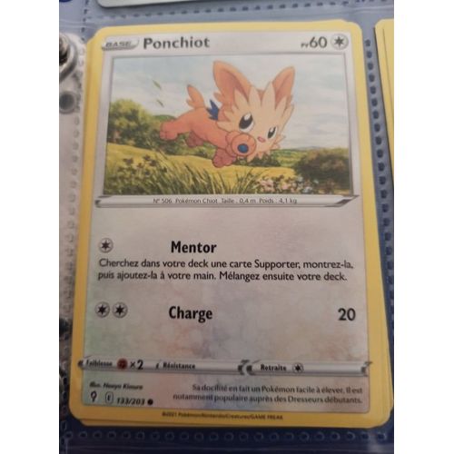 Ponchiot Epée Bouclier Evolution Céleste 133/203