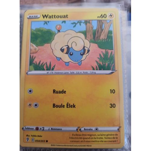 Wattouat Epée Bouclier Evolution Céleste 54/203