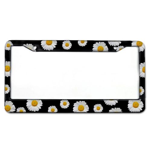 Décoration De Voiture En Alliage D'aluminium,Cadre De Plaque D'immatriculation,États-Unis,Canada,Mexique,1 Pc - Type 1