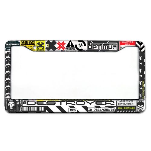 Cadre De Plaque D'immatriculation En Alliage D'aluminium,Spécification Américaine,Canada,Mexique,Général,1 Pc - Type 13
