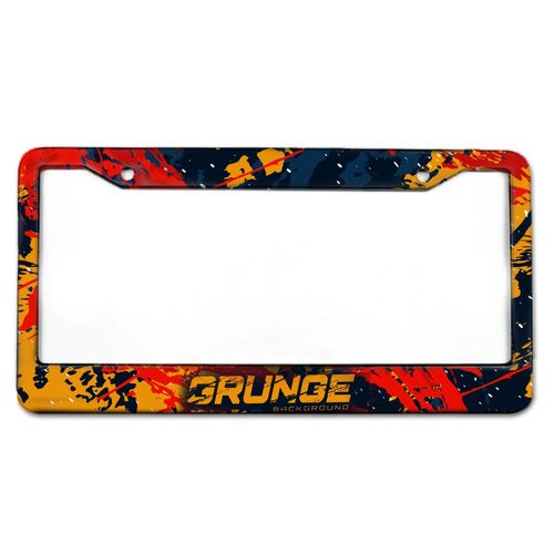 Cadre De Plaque D'immatriculation En Alliage D'aluminium,Spécification Américaine,Canada,Mexique,Général,1 Pc - Type 7