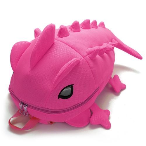 Sac à dos animal 3D forme de dinosaure sacs d'école de dessin animé cartable adolescent rose