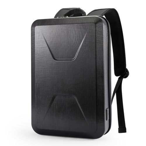 BANGE BG-2839 PC sac d'ordinateur de jeu à coque rigide sac à dos étanche pour hommes d'affaires noir