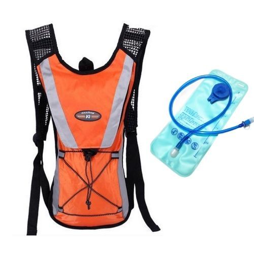 Sac À Dos De Cyclisme D'alpinisme De Sports De Plein Air Avec Sac D'eau 2l Orange