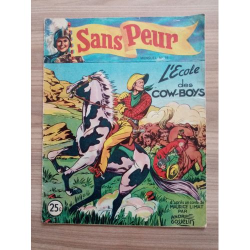 Sans Peur Numero 16 L Ecole Des Cow Boys