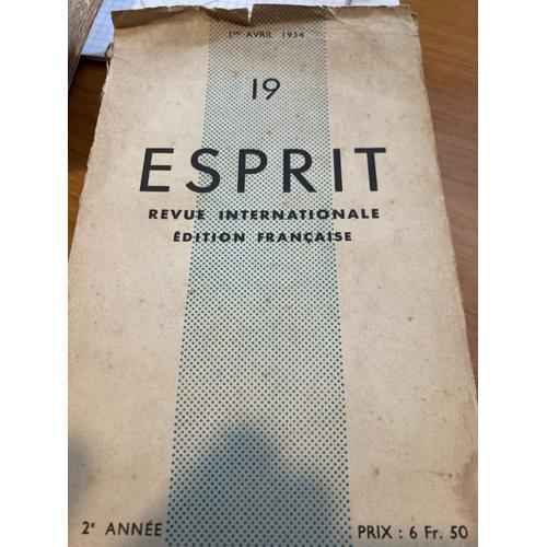 Esprit Revue Internationale