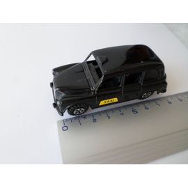 Berline Sans Marque Noire Taxi En Jaune Sur Portiere
