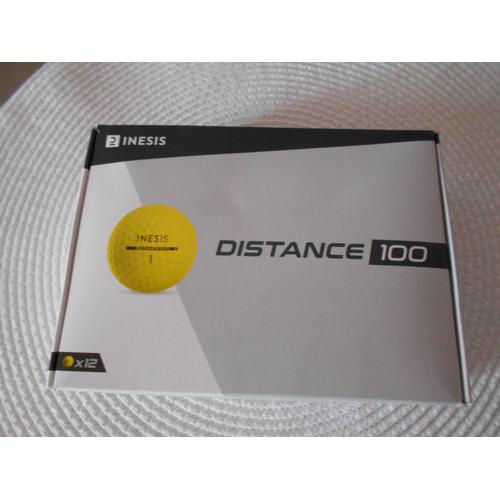 Balles De Golf Distance 100 X 10 Jaune Inesis Balles Récentes Decathlon