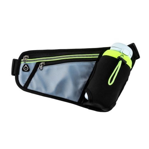 Sac De Taille Triangle Sports Running, Sac De Bouteille D'eau Pour Téléphone Portable, Gris Argenté
