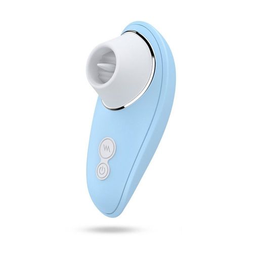 Vibromasseur Bleu À Langue Vibrante Pour Cunnilingus - Boz-005blu