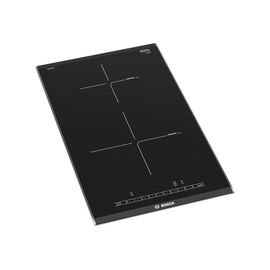 Bosch Serie PIB375FB1E Table de cuisson à induction Aluminium brossé/noir - 2 foyers