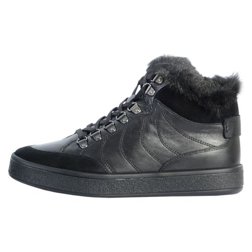 Baskets Cuir Geox Leelu D16ffa Noir