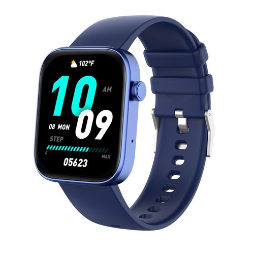 Colmi-Montre Connectée P71 Pour Les Hommes Et Les Femmes,Étanche Conforme À La Norme Ip68,Avec Appels Vocaux Et Assistant Vocal - Type Bleu