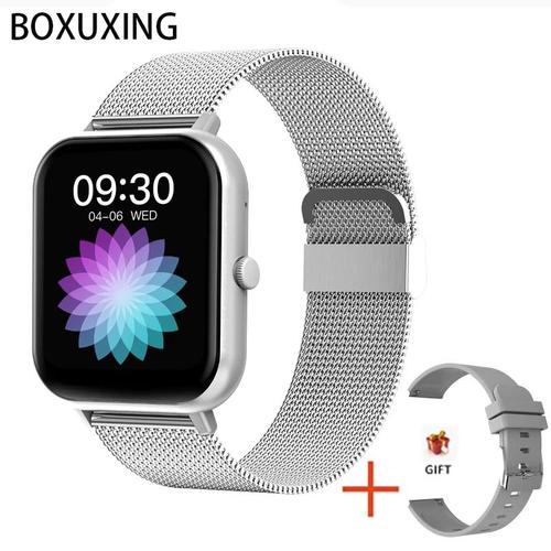 Montre Intelligente Étanche Pour Hommes Et Femmes,Tracker D'activité,Horloge De Sport,Appel Bluetooth,Mode Pour Dames,2023 - Type Mesh Belt Silver-Call Watch