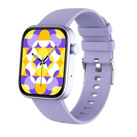 Colmi-Montre Connectée P71 Pour Les Hommes Et Les Femmes,Étanche Conforme À La Norme Ip68,Avec Appels Vocaux Et Assistant Vocal - Type Violet