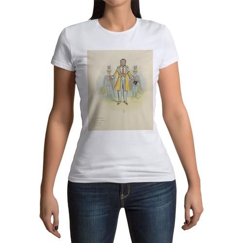 T-Shirt Femme Col Rond Draner Dessin Un Bresilien La Vie Parisienne 1866