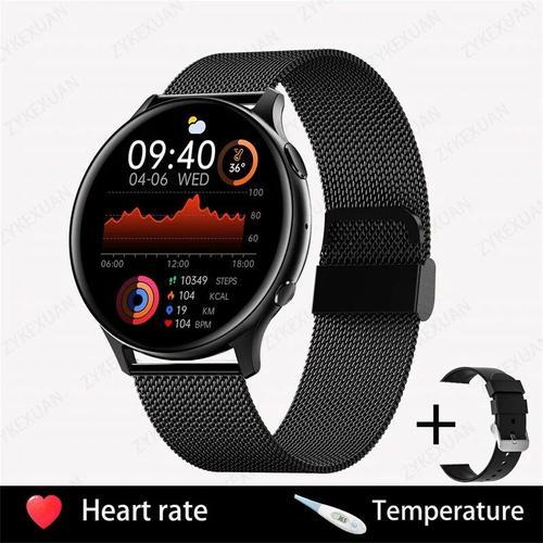 Smartwatch Pour Xiaomi Et Huawei,1.32 "",Appel Bluetooth,Écran Amoled 360*360 Hd Pixel,Dames,Hommes,Femmes,2023 - Type Black Mesh Belt-Bluetooth Call Watch