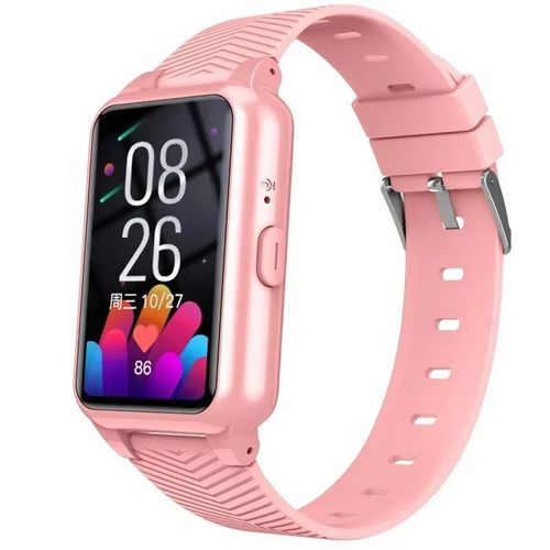 Montre Connectée Sos Gps Anti-Perte Pour Homme,Avec Détection De Chutes,Fréquence Cardiaque,Pression Artérielle,Température,Ios,Android,4g - Type Rose-European Version
