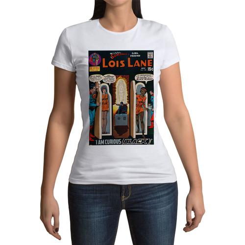 T-Shirt Femme Col Rond Lois Lane Superman's Girlfriend Bande Dessinee Comics Super Hero No.106