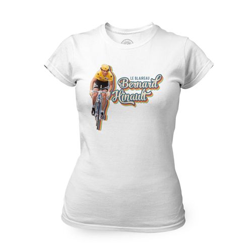 T-Shirt Femme Col Rond Bernard Hinault Vintage Vélo France Cyclisme Tour
