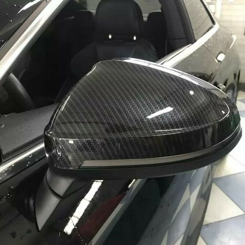2 Coques Rétroviseurs Look Carbone Pour Audi A4 A5 B9 2017 2018 S4 S5 Rs5