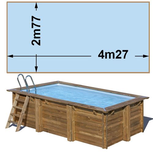 Piscine bois rectangulaire