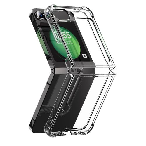 Coque Pour Samsung Galaxy Z Flip 6 - Antichoc Protection Silicone Souple Transparent Phonillico®
