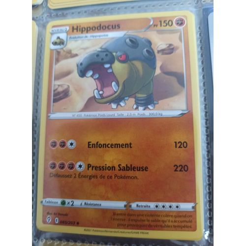 Hippodocus Epée Bouclier Evolution Céleste 85/203