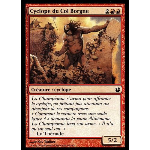 Cyclope Du Col Borgne - Mtg - Créations Divines - C - 90/165
