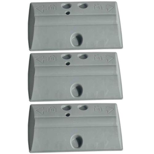 Lot de 3 aubes de tambour d'origine Lave-linge (WTG330800 55X2981 .Toutes marques ARISTON HOTPOINT ARTHUR MARTIN ELECTROLUX ASKO ASPES AYA BALAY BELLAVITA BLOMBERG BOREAL BOSCH BRANDT BRU CALEX CONSTR