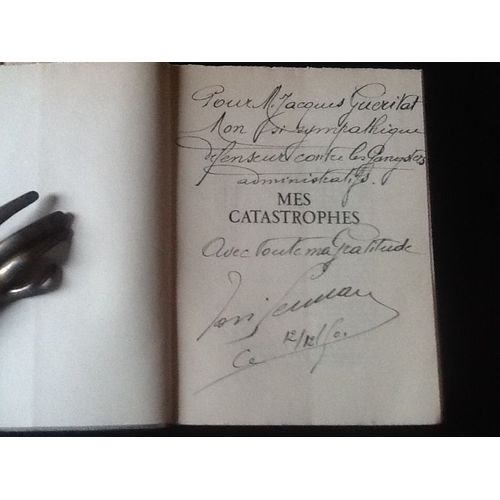 [Bel Envoi Autographe] José Germain - Mes Catastrophes (Souvenirs) - Edition Originale Sur Alfa Mousse