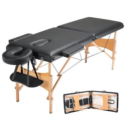 Table De Massage - Vevor - Professionnelle Portable Pliante 600 Mm Capacité 272 Kg Table De Spa Avec Appui-Tête,Accoudoirs